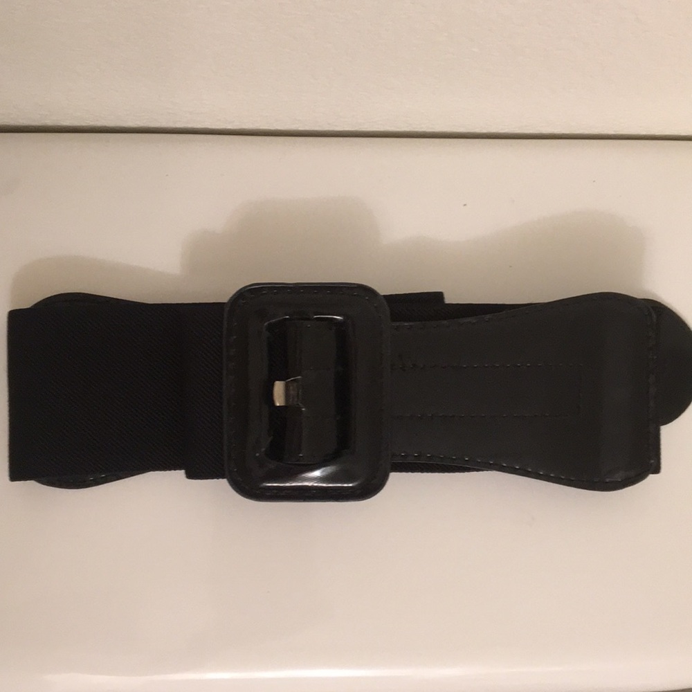 Black wide belt